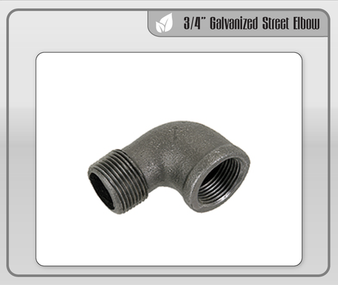 3/4" Galvanized Street Elbow